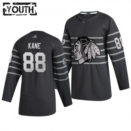 Chicago Blackhawks Patrick Kane 88 Grijs Adidas 2020 NHL All-Star Authentic Shirt - Kinderen